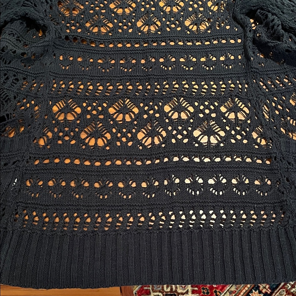 NWT Lucky Brand Crochet Cardigan XS - Picture 10 of 15